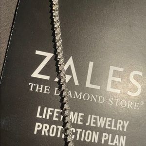 Zales Sterling SV Tennis Bracelet